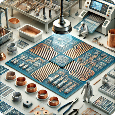 Demonstrating the precise scene of laser equipment drawing circuits on a ceramic host Demonstrating the precise scene of laser equipment drawing circuits on a ceramic host