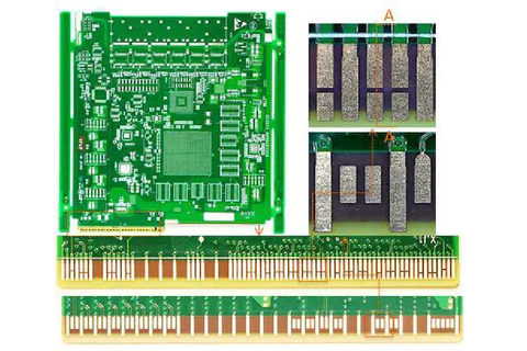 Long-short/ Staged Gold finger PCB